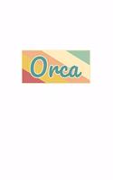 Orca Whale Notebook