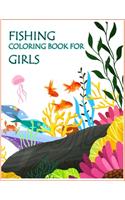 Fishing Coloring Book For Girls