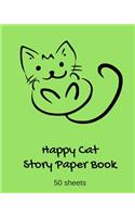 Happy Cat Story Paper Book