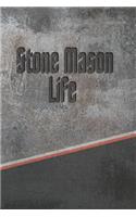 Stone Mason Life: Personalized Weekly Action Planner, Featuring 120 Pages 6x9