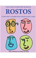 Livro para colorir para crianças de 2 anos (Rostos)
