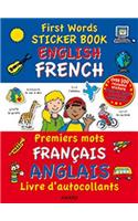 First Words Sticker Books: English/French