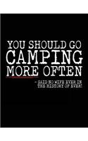 You Should Go Camping More Often - Said No Wife Ever In The History Of Ever!