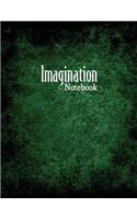 Imagination Notebook: 1/8" Dot Grid Graph Ruling, 80 Pages