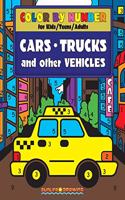 COLOR by NUMBER for Kids, Teens and Adults: Cars, Trucks and other Vehicles: Activity Coloring Book for Boys and Girls