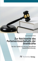Zur Reichweite des Parlamentsvorbehalts der Streitkräfte