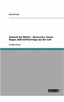 Zustand der Wälder - Diskussion: Saurer Regen, Nährstoffeinträge aus der Luft(German)