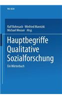 Hauptbegriffe Qualitative Sozialforschung: Ein Wörterbuch