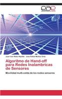 Algoritmo de hand-off para redes inalámbricas de sensores