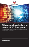 Filtrage en boucle dans la norme HEVC émergente