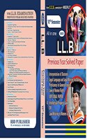 LLB CCSU MEERUT 6st SEMESTER BOOK SOLVED QUESTION PAPERS ENGLISH MED( all subjects )