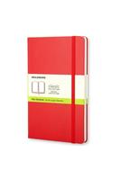 Moleskine Pocket Plain Notebook Red