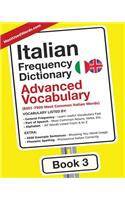 Italian Frequency Dictionary - Advanced Vocabulary