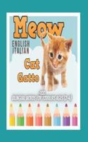 Meow, +100 Bilingual words for toddlers ages (2-4), English-Italian