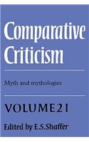 Comparative Criticism: Volume 21, Myth and Mythologies