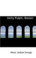 Unity Pulpit, Boston