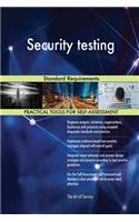 Security testing Standard Requirements