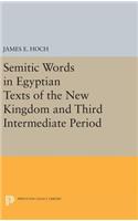Semitic Words in Egyptian Texts of the New Kingdom and Third Intermediate Period