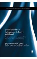 Development from Adolescence to Early Adulthood