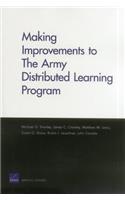 Making Improvements to the Army Distributed Learning Program