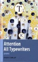 Attention All Typewriters