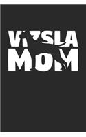 Vizsla Journal - Vizsla Notebook 'Vizsla Mom' - Gift for Dog Lovers