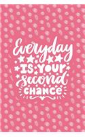 Everyday Is Your Second Chance