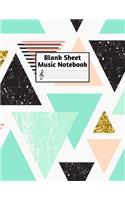 Blank Sheet Music Notebook