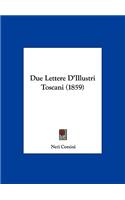 Due Lettere D'Illustri Toscani (1859)