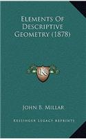 Elements of Descriptive Geometry (1878)