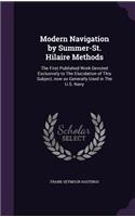 Modern Navigation by Summer-St. Hilaire Methods
