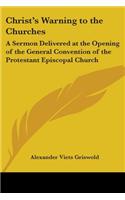 Christ's Warning to the Churches