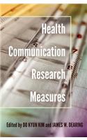 Health Communication Research Measures