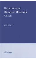 Experimental Business Research, Volume II