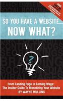 So You Have a Website Now What?