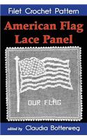 American Flag Lace Panel Filet Crochet Pattern