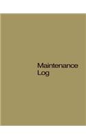 Maintenance Log
