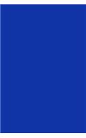 Journal Egyptian Blue Color Simple Plain Egyptian Blue