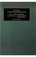 Research in Accounting Regulation Vol 8 1994