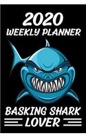 2020 Weekly Planner Basking shark Lover