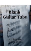 Blank Guitar Tabs