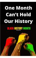 Black History Pride Notebook