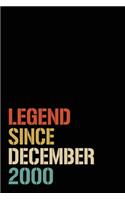 Legend Since December 2000