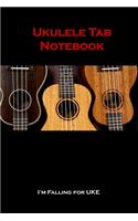 Ukulele Tab Notebook: Standard Manuscript Paper Blank Ukulele Tab Book To Write Your Own Ukulele Music