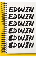 Name EDWIN Customized Gift For EDWIN A beautiful personalized