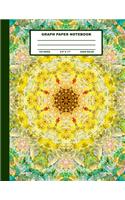 Graph Paper Notebook: Mandala Cover Design - Quad Ruled - 120 Pages - 8.5" X 11" - Matte Finished Soft Cover