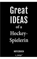 Notizbuch für Hockey-Spieler / Hockey-Spielerin