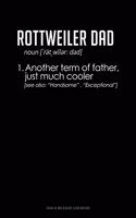 Rottweiler Dad Definition: Gas & Mileage Log Book(1420 Gas & Mileage Log Book)