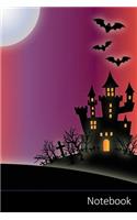 Notebook: Sfondo Di Halloween, Halloween, Fantasmi, Teschi agenda / quaderno delle annotazioni / diario / libro di scrittura / taccuino / carnet / zibaldone -