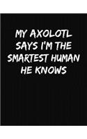 My Axolotl Says I'm The Smartest Human He Knows